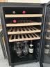 维诺卡夫（Vinocave）120升52瓶红酒柜小型冰箱家用恒温保湿柜风冷无霜智能触控屏榉木层架时尚冷藏柜 120A 实拍图