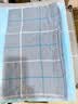 金号纯棉A类加大枕巾 吸水吸汗纱布亲肤透气枕头巾 蓝色2条 78*50cm 实拍图