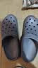 京东京造【抗菌洞洞鞋】凉鞋旅行沙滩溯溪两穿eva防臭凉拖鞋水泥灰44-45 实拍图
