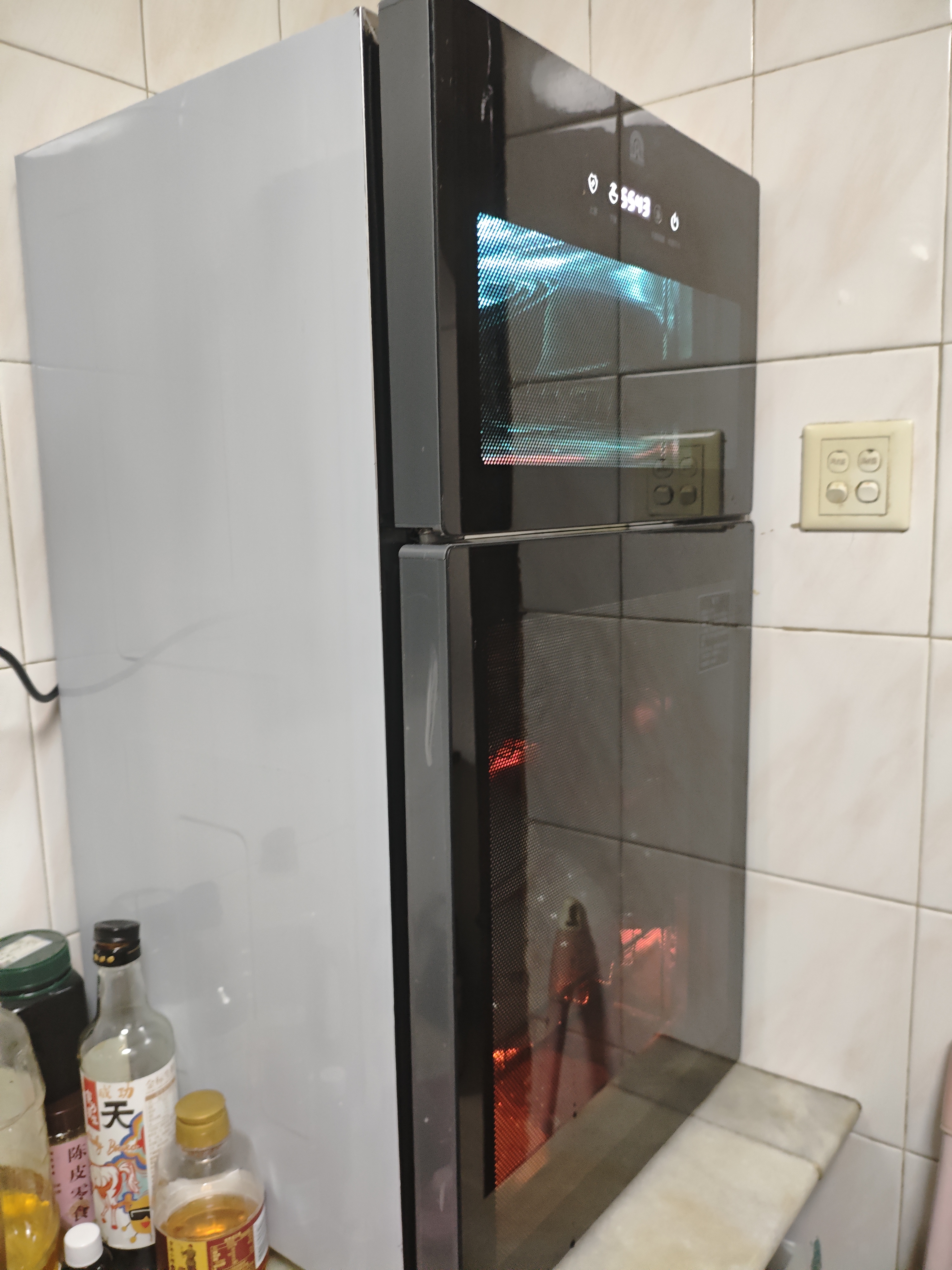 容声消毒柜【304不锈钢】家用台式消毒碗柜大容量小型立式双门高温紫外线碗筷消毒86-K5 实拍图