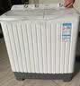 荣事达洗衣机半自动家用大容量双桶双缸波轮洗衣机脱水双筒 半自动洗衣机以旧换新 8KG 双缸 实拍图