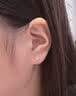 戚小米s999纯银星星耳钉女养耳洞小耳环免摘耳骨钉2026新款爆款高级耳饰 【两只价】4mm星星耳钉【999银】 实拍图