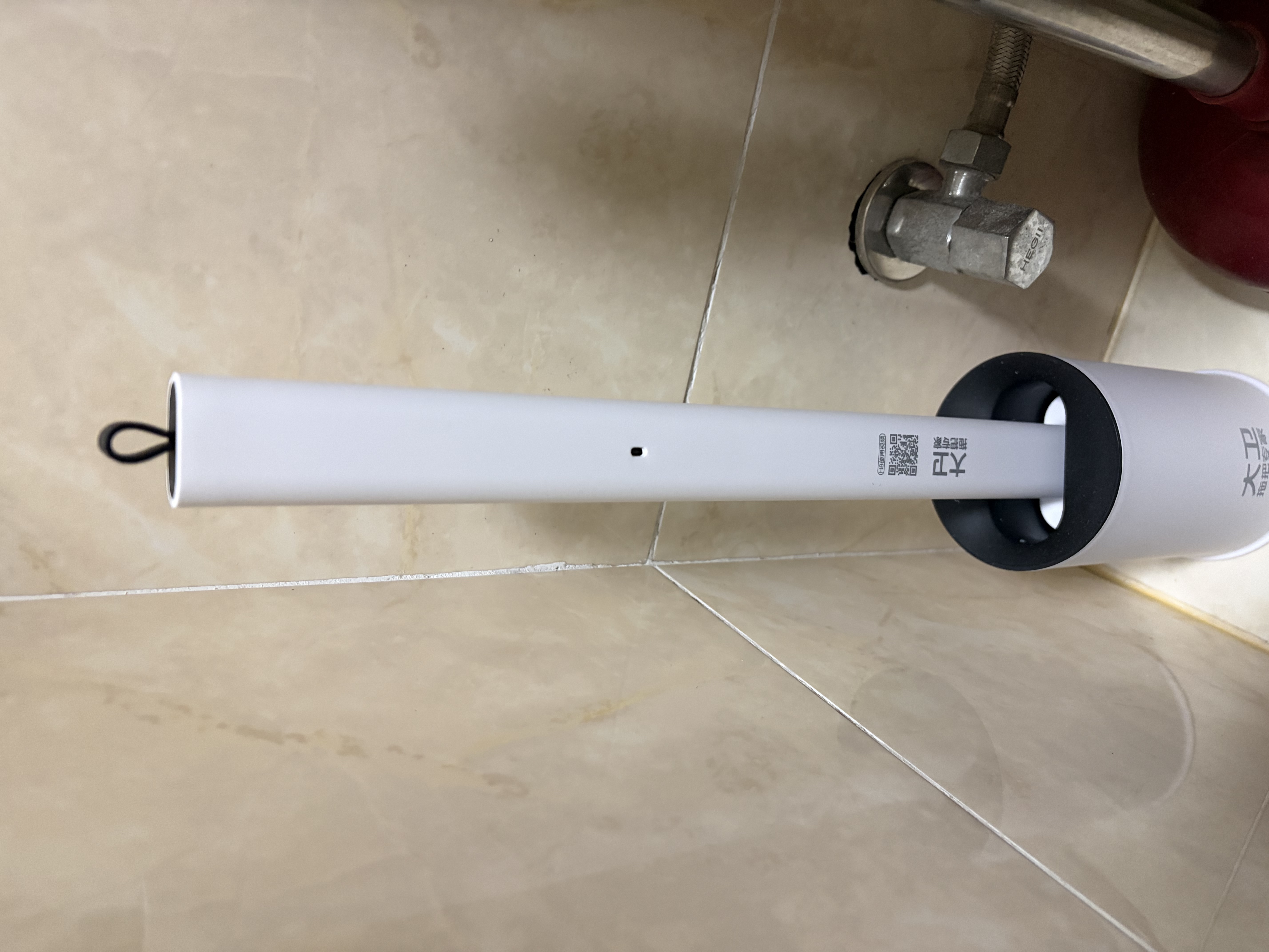 大卫长柄软胶马桶刷家用洁厕刷可夹洗脸巾H8+收纳底座+1包清洁巾 实拍图