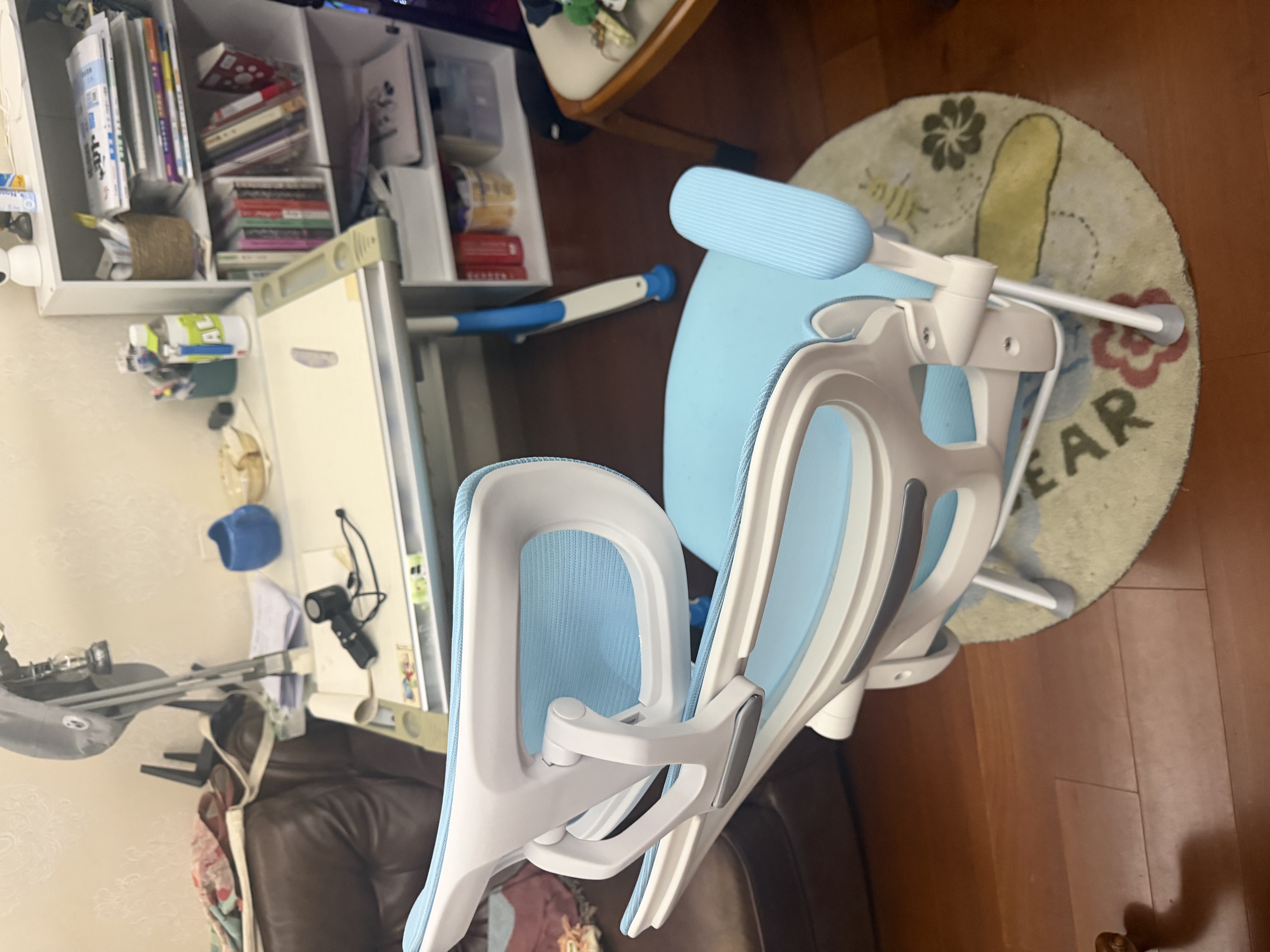 全品屋电脑椅学习椅办公椅人体工学椅学生椅撑腰椅子转椅电竞椅可升降 实拍图