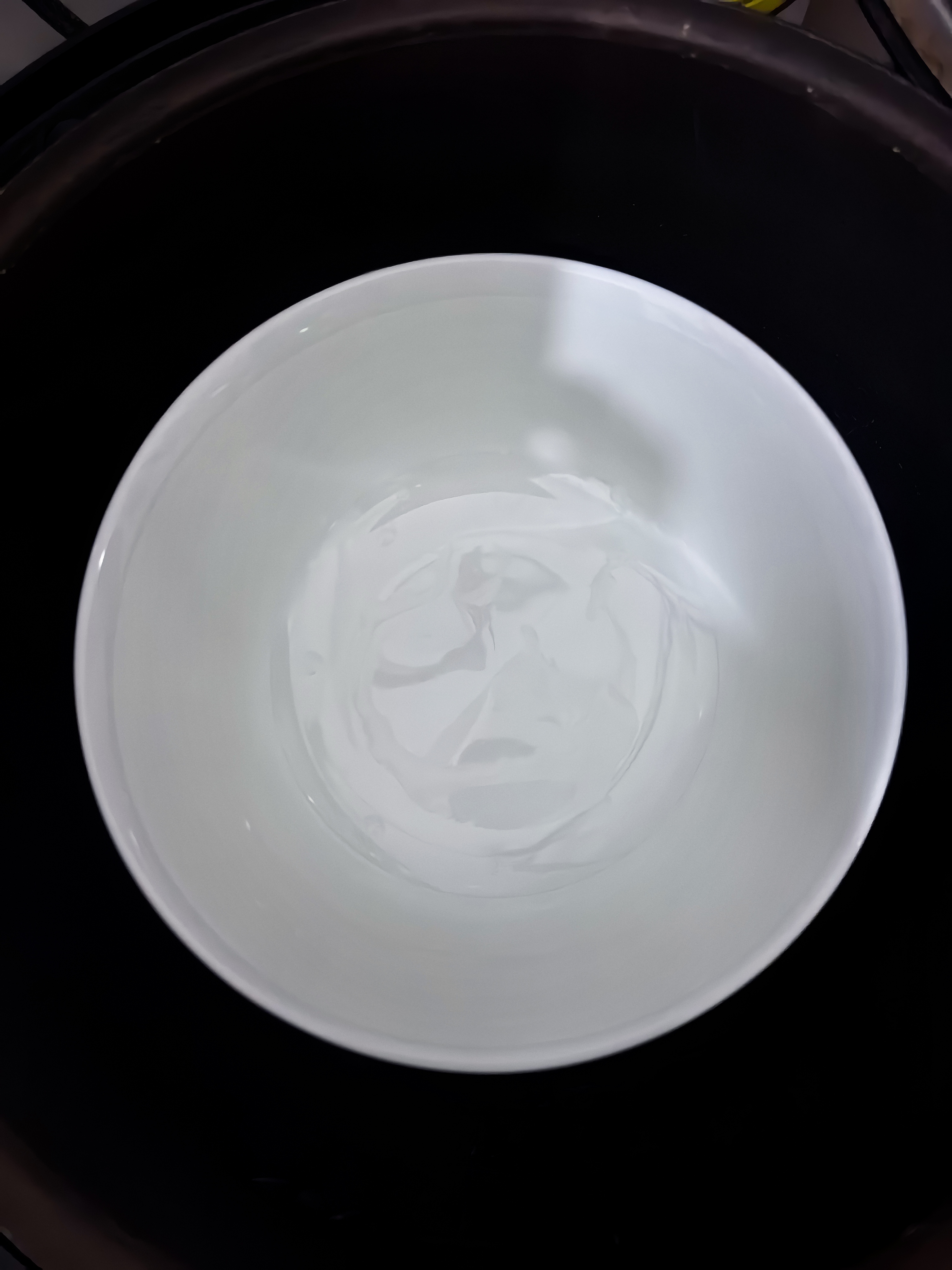 錦鳯 纯白骨瓷碗米饭碗汤碗景德镇餐具家用陶瓷大面碗汤锅高脚碗1个装 6英寸面碗 实拍图