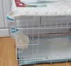 憨憨宠 狗笼猫笼 狗笼子小型犬带厕所幼犬折叠便携猫笼子宠物笼具兔笼 白色加粗狗丝笼 60*42*50cm【建议15斤内】 实拍图