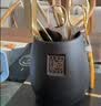 茶道六君子套装功夫茶具配件用品大全茶剪功夫泡茶工具茶桌摆件 5-黑陶天福茶道瓶+厚泽五配件+梅花剪刀 实拍图