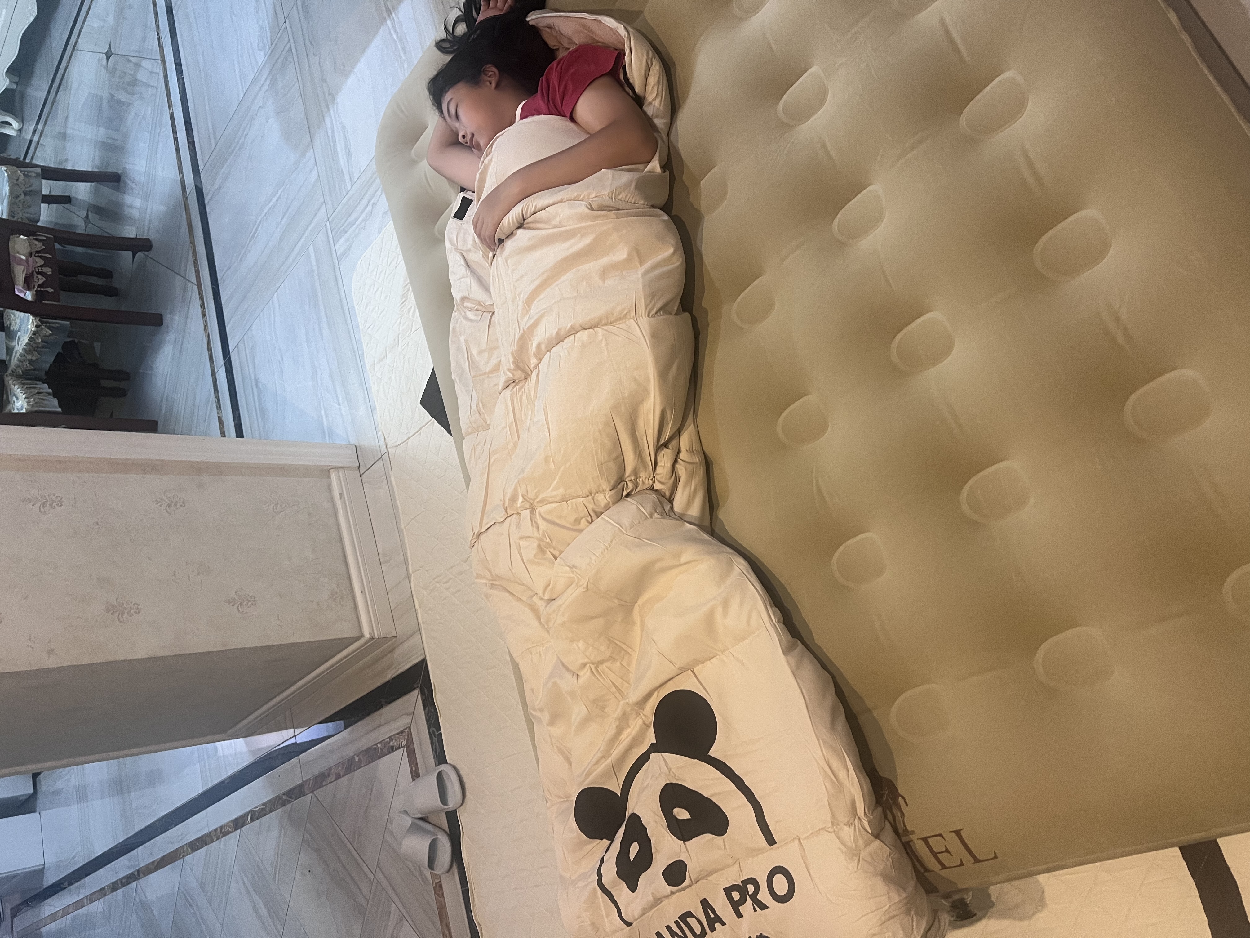 骆驼（CAMEL）露营自动充气床垫双人防潮气垫床打地铺自动垫家用充气沙发 7701A 实拍图