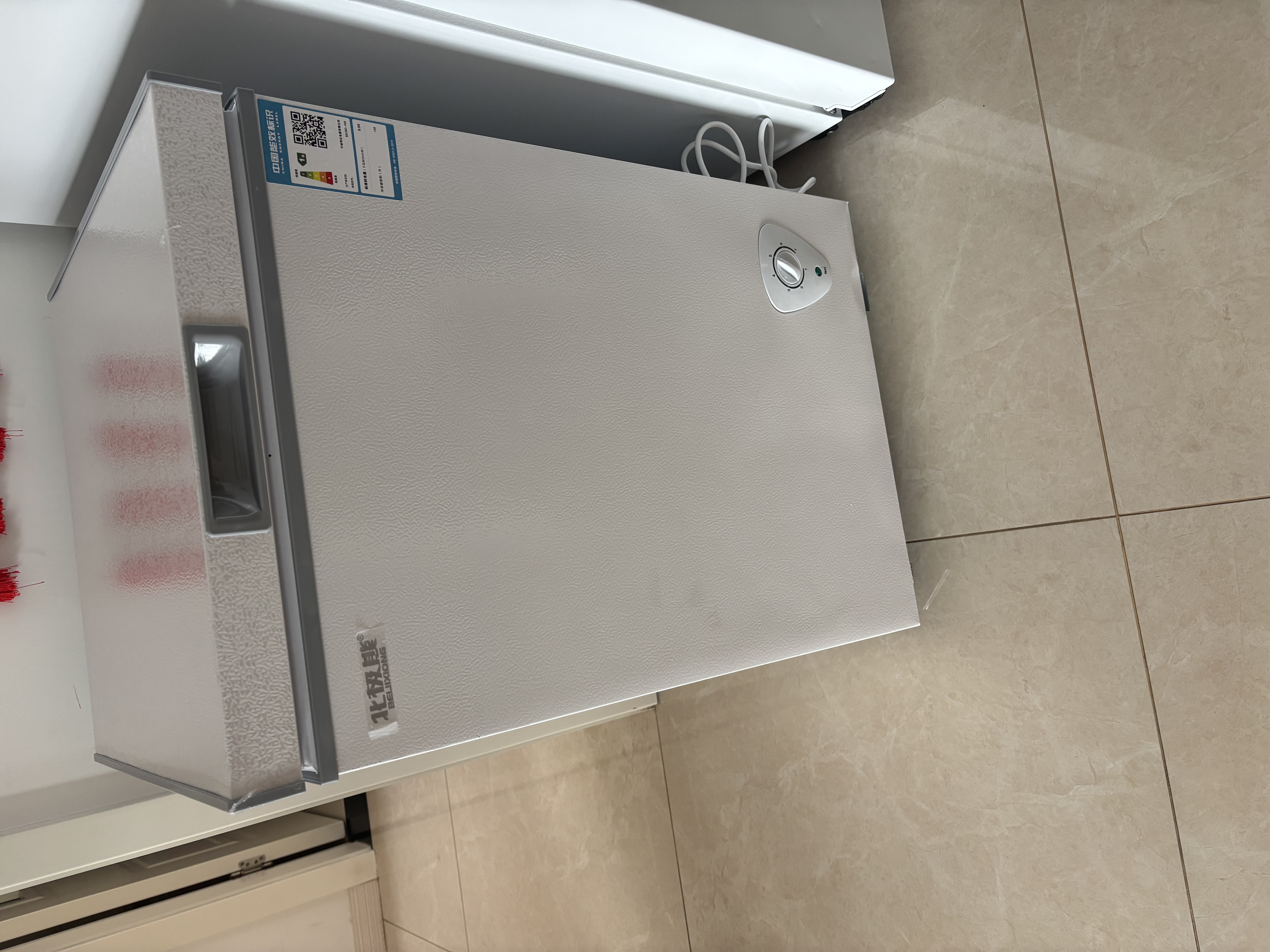 北极熊（BEIJIXIONG）冰柜家用冷柜小型一级能效全冷冻冷藏两用卧式储奶母乳速冻保鲜节能省电100升/200升/300升 单门单温158升【一级能效 全国联保】 158L 实拍图