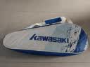 川崎（KAWASAKI）羽毛球包6支装运动背包休闲训练包网球包B8365 渐变蓝 实拍图