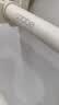 卡贝（cobbe）吸盘毛巾杆浴室置物架枪灰挂杆太空铝毛巾环小户型小型卫生间 奶白一体多用挂杆-吸盘款 实拍图