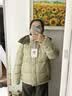 坦博尔羽绒服女短款时尚潮流可脱卸帽百搭保暖外套550388T 桉树绿 160 实拍图