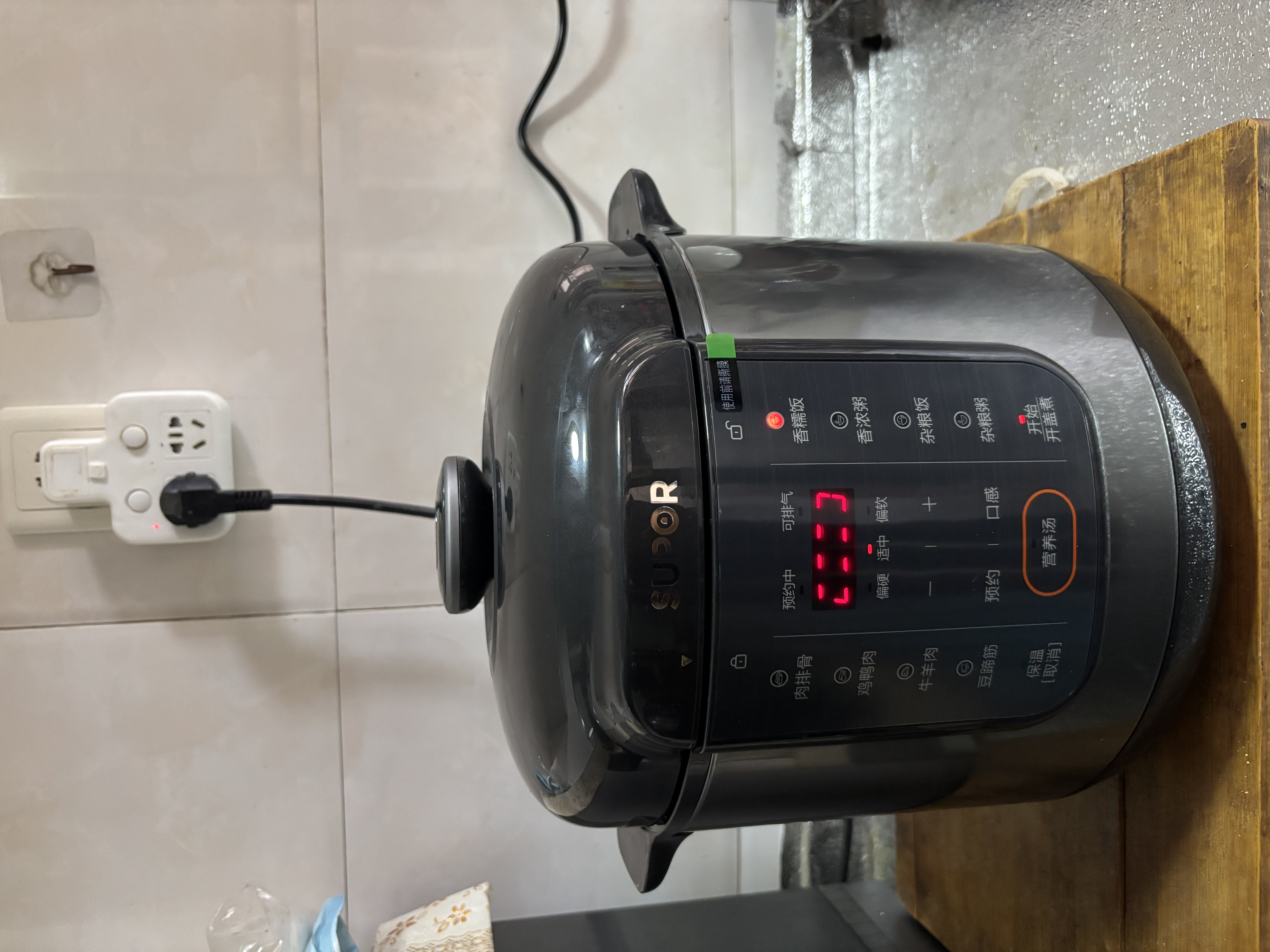 苏泊尔（SUPOR）电压力锅6L大容量家用高压锅0氟双胆智能预约多功能一体煲汤煮饭电饭煲电饭锅 上蒸下煮开盖收汁 双胆配蒸笼 6L 实拍图