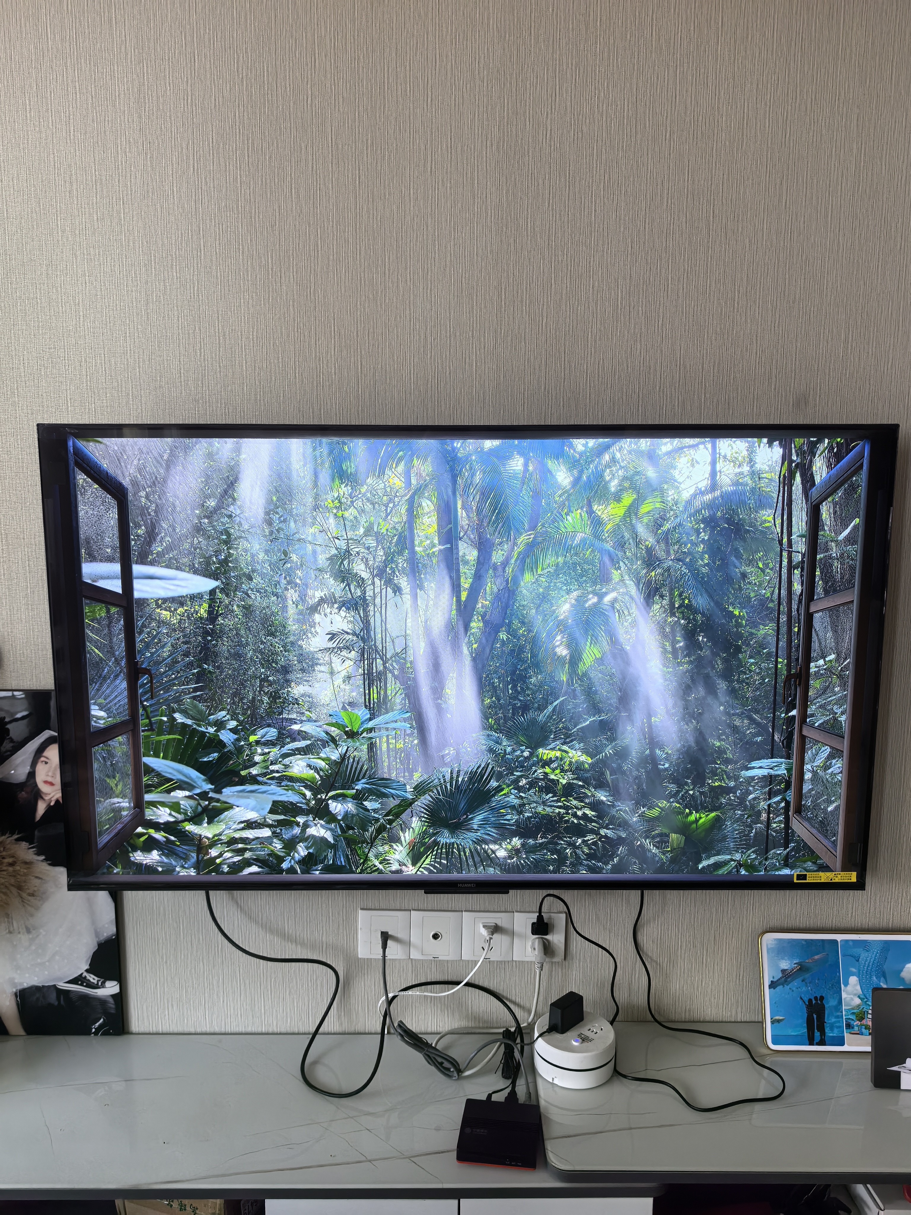 华为Vision智慧屏 5 SE优享版 55英寸  鸿蒙AI搜片 超清智能液晶平板电视机 实拍图