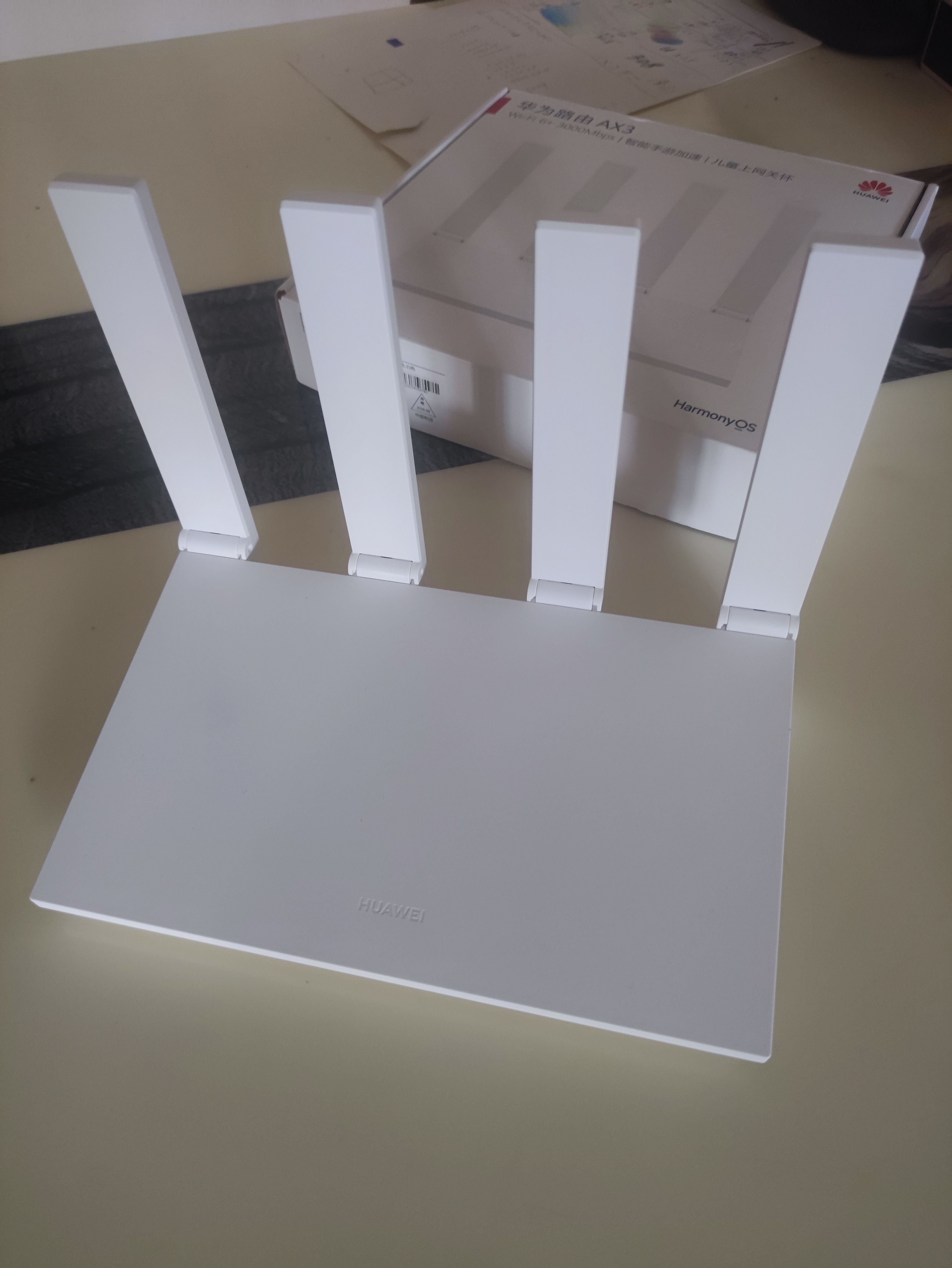 华为路由器WiFi6智能双频家用无线路由高速千兆穿墙王信号增强3000M无线速率Mesh智能手游加速全网通版 实拍图