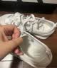 adidas「冰淇淋T头鞋」VS JOG 2.0薄底运动鞋男女阿迪达斯轻运动 亮白/金属银/浅灰   36.5 实拍图