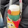 babycare儿童保温杯水壶吸管杯大宝宝学饮杯不锈钢三合一上学600ml 实拍图