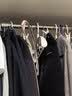 京东京造 超防滑衣架 无痕晾衣架子塑料衣挂衣撑家用晒衣服架 10个白 实拍图