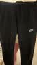 耐克（NIKE）男运动裤 夏季针织直筒休闲裤 柔软时尚 BV2714-010 黑 M 实拍图