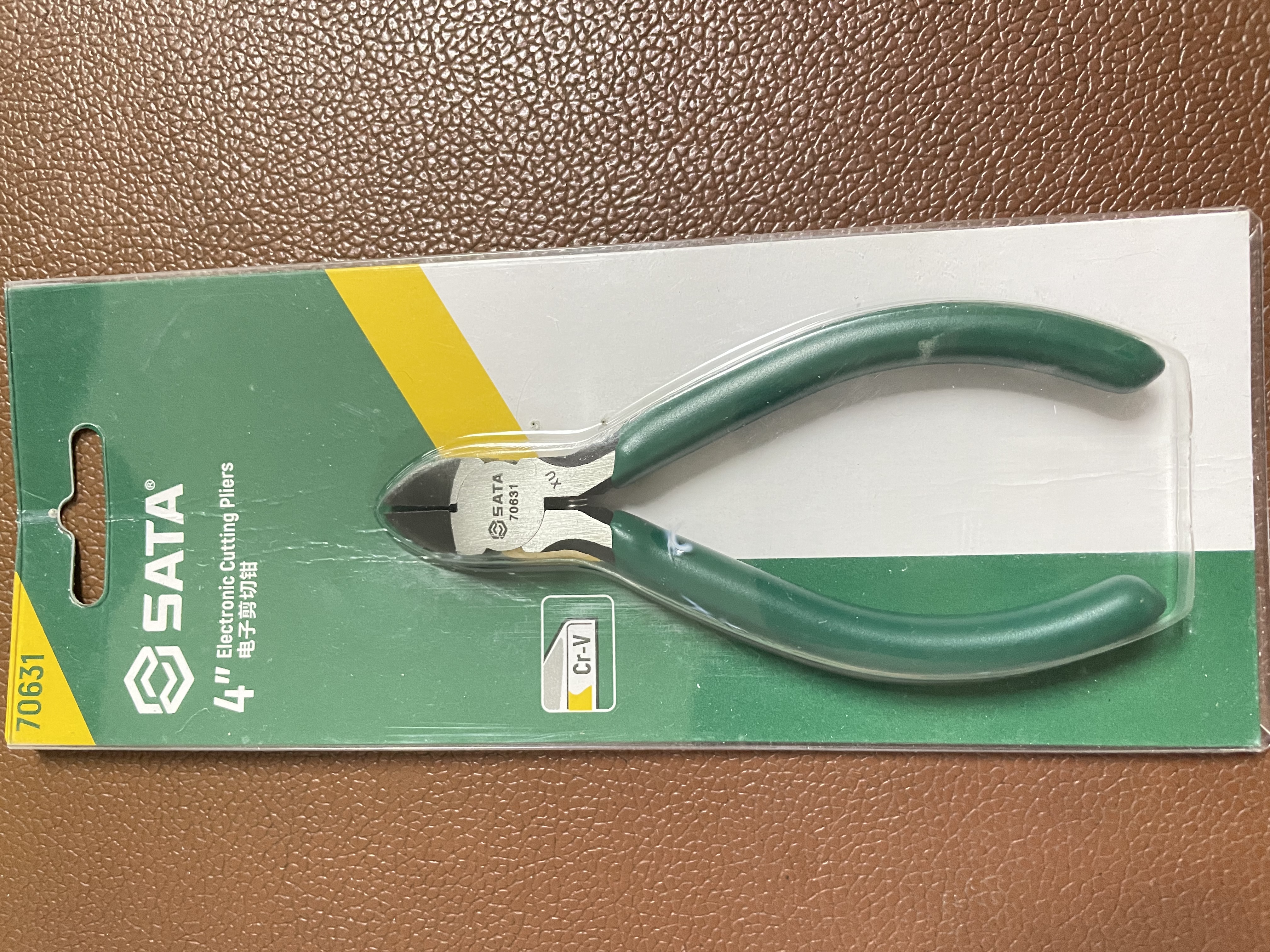 世达（SATA）电子剪钳斜口钳斜嘴钳钳子铜丝剪网线钳子 70631 电子剪切钳4