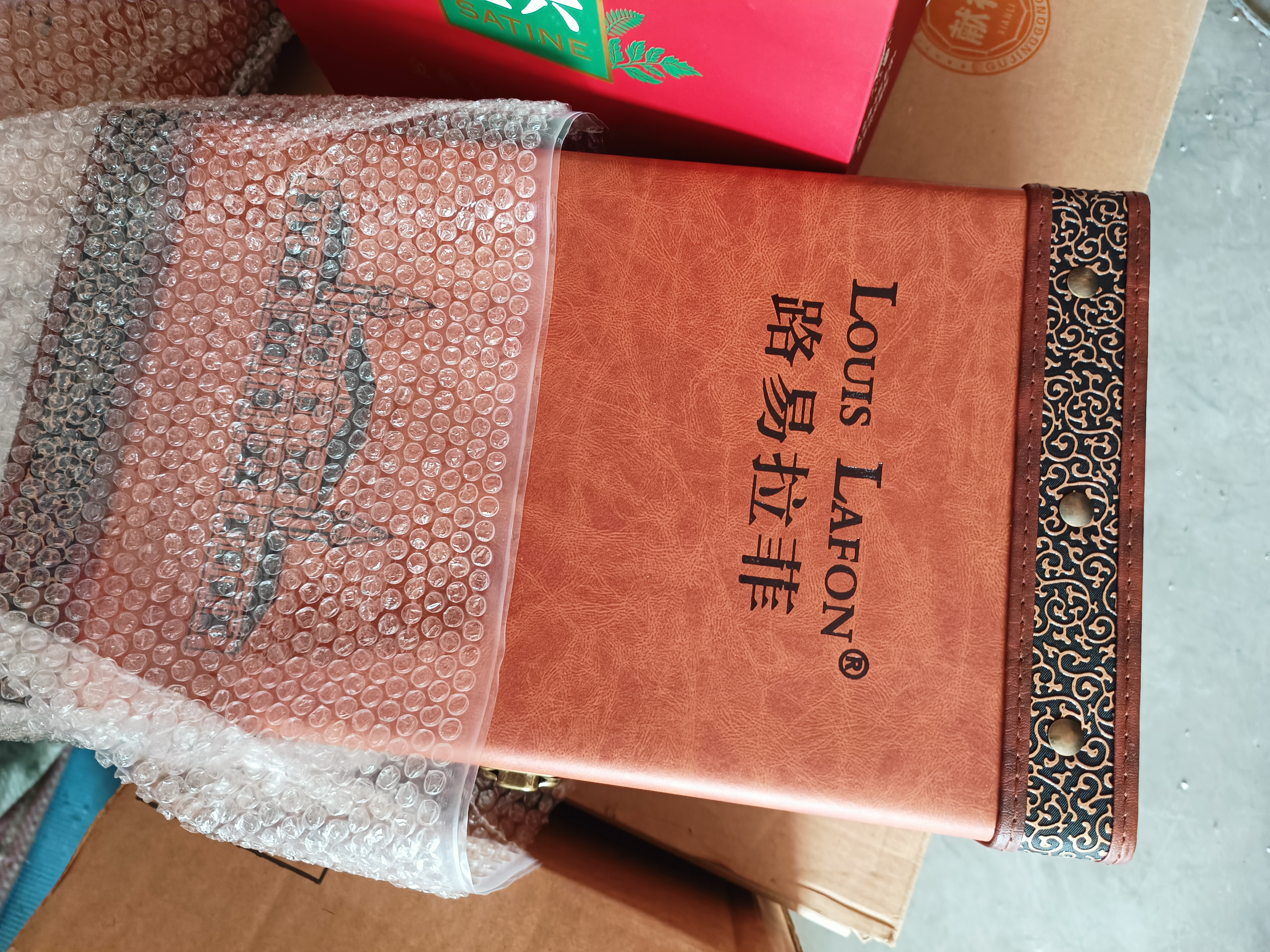 路易拉菲（LOUIS LAFON）法国进口红酒 R180歌海娜干红葡萄酒原酒进口礼盒装送人送礼 实拍图