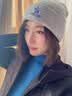 卡尔美（KELME）帽子男女秋冬季保暖户外滑雪毛线帽冷帽针织帽骑行防寒运动护耳帽 实拍图