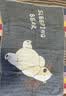金号A类纯棉抗菌枕巾全棉加厚柔软枕头巾1条  纱布+毛圈  双面可用 实拍图