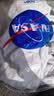 NASA MARVEL冲锋衣男秋冬夹克外套三合一上衣连帽情侣款防风男装 灰白 L 实拍图