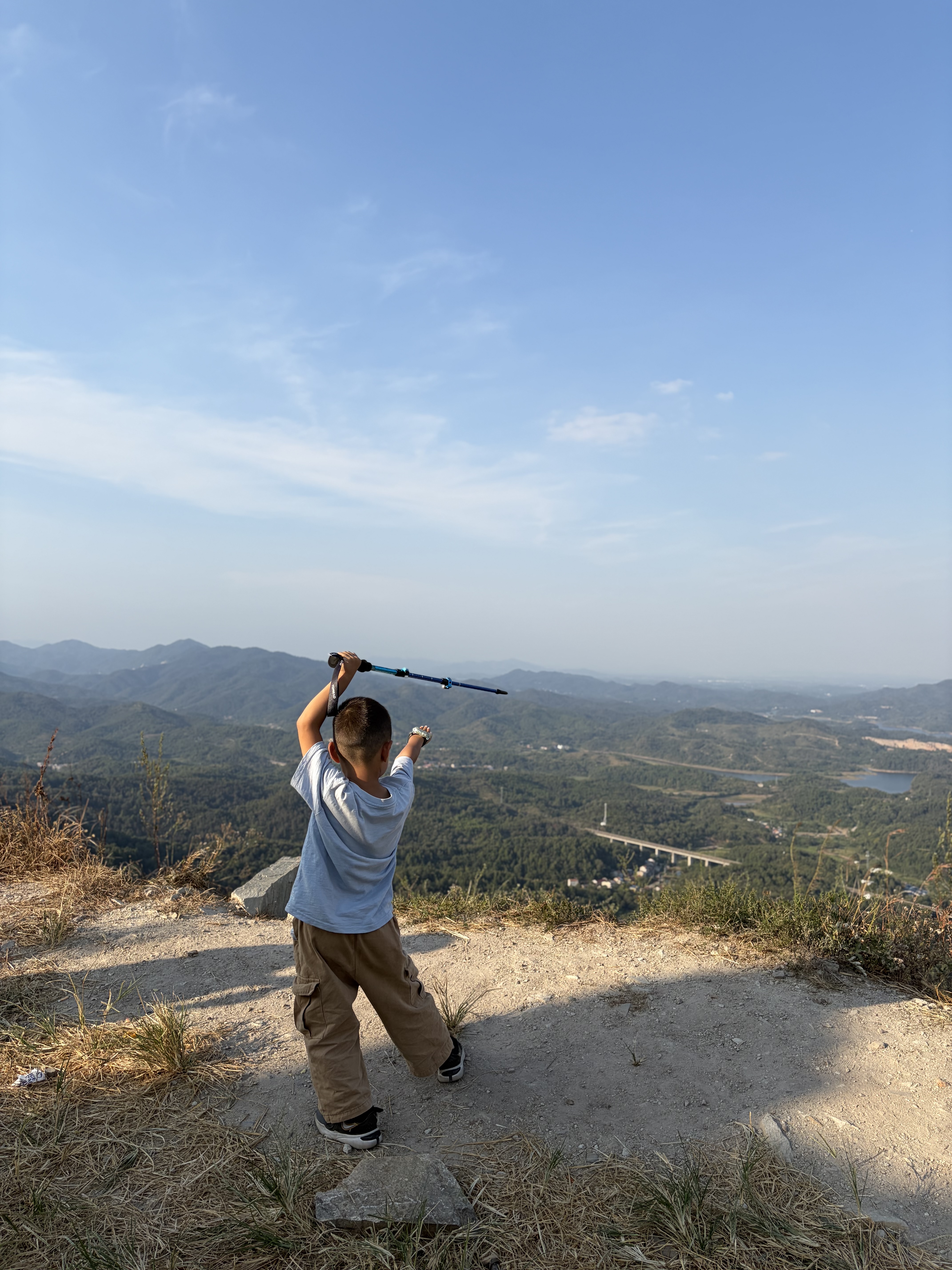 探路者（TOREAD）喀纳登山杖碳纤维伸缩手杖户外徒步超轻便携爬山装备拐杖 银色 实拍图