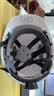 霍尼韦尔（Honeywell）安全帽阻燃耐低温 L99S新国标 HDPE工地电力领导高级头盔防砸抗冲击 白色透气1顶 实拍图