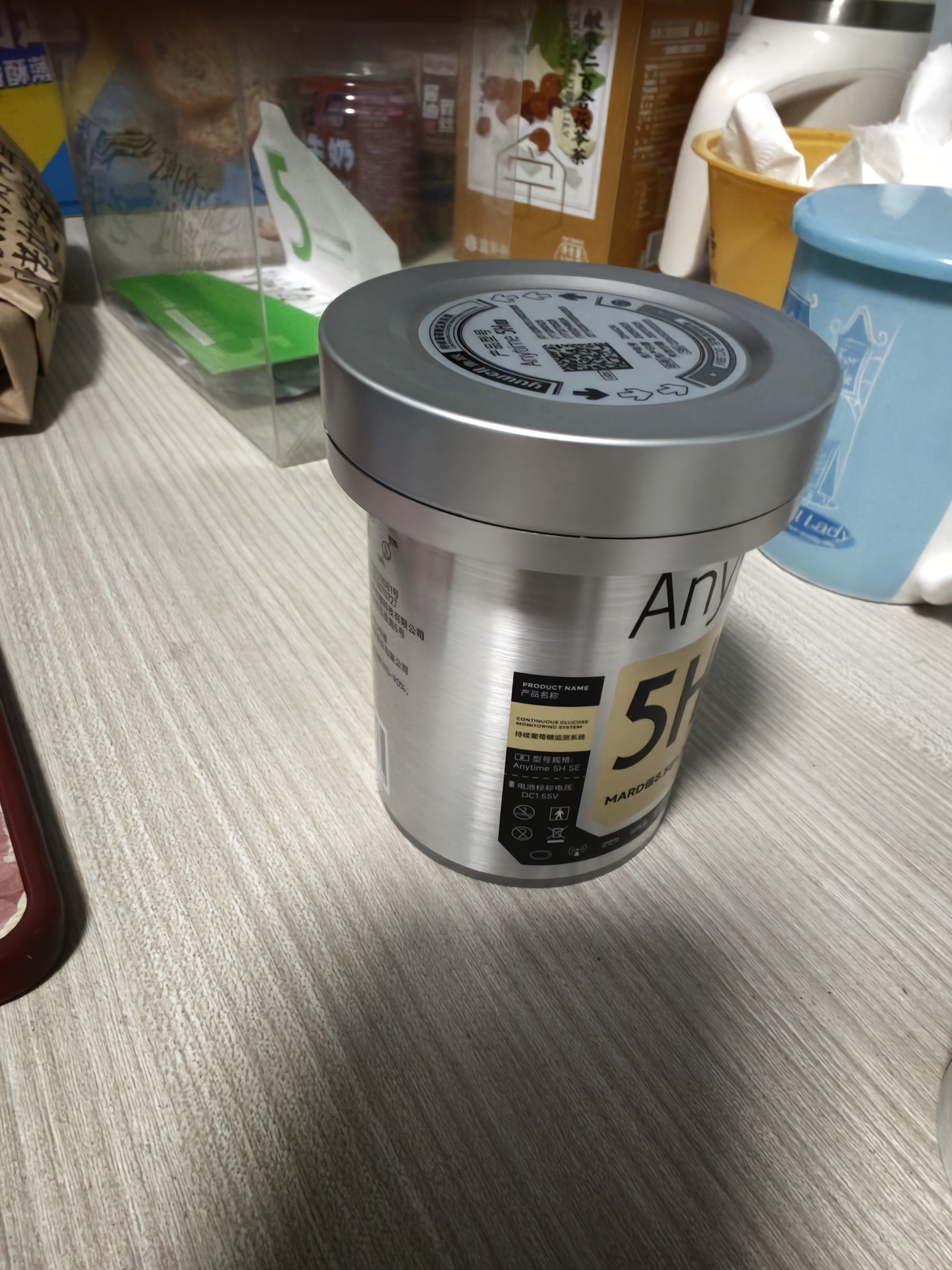 鱼跃（yuwell）5代动态血糖仪Anytime5HSE免扎手指家用医用血糖持续监测仪6盒装 实拍图