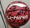 李宁（LI-NING）篮球儿童6-12岁室内外通用比赛训练5号球成年人专用小学生幼儿园 新款迷彩红4号儿童篮球 实拍图