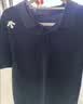 迪桑特（DESCENTE）TRAINING男士TOYOBO吸湿速干防晒UPF50+短袖POLO衫夏季新款 BK-黑色 XL (180/100A) 实拍图