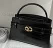 CHARLES&KEITH鳄鱼纹凯莉包手提斜挎婚包包女包生日礼物送女友CK2-50270880-1 Black黑色 S 实拍图
