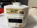 东芝（TOSHIBA）【旗舰新品】小白露风冷电压力锅 5L 4-8人高压锅家用IH锁鲜0排气 纯钛0涂层+陶瓷双胆PC-50MXVC 实拍图