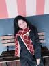 Charm Kendo围巾女秋冬季2026新款保暖围脖披肩氛围感生日新年礼物送女生女友 送女朋友实用老婆 红配米 实拍图