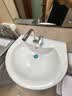 莱尔诗丹（Larsd）面盆水龙头 冷热洗脸盆水龙头全铜主体双孔浴室柜水龙头LD86022 实拍图