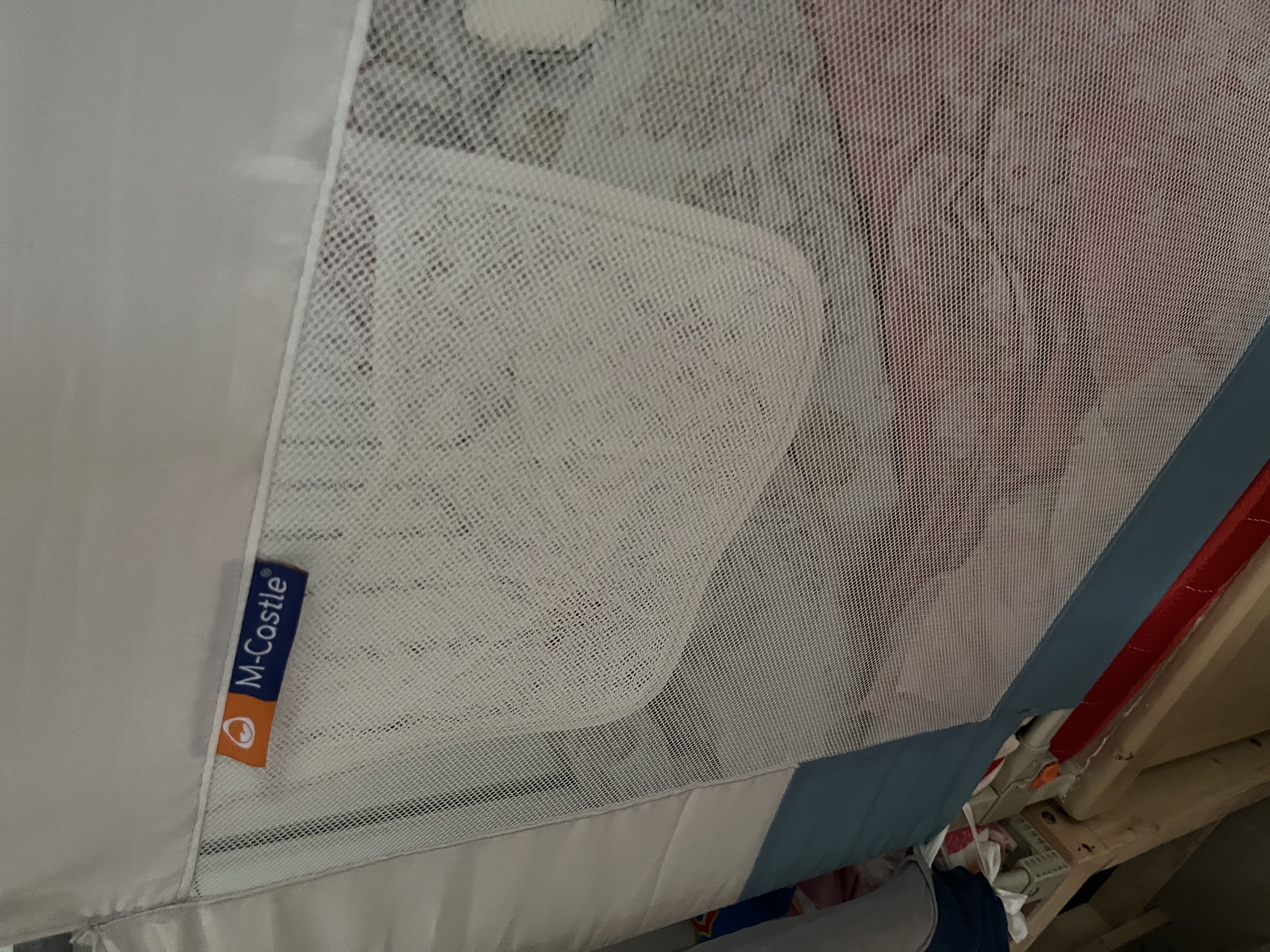 M-CASTLE床围栏婴儿童床上挡板宝宝床边防摔床护栏三面拼接防夹防掉床围挡 冰川蓝 单面装 2.0米 实拍图