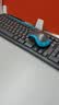 罗技（Logitech）MK275 键鼠套装 无线键鼠套装 办公键鼠套装 全尺寸 商务键鼠套装 带无线2.4G接收器 黑蓝色 实拍图