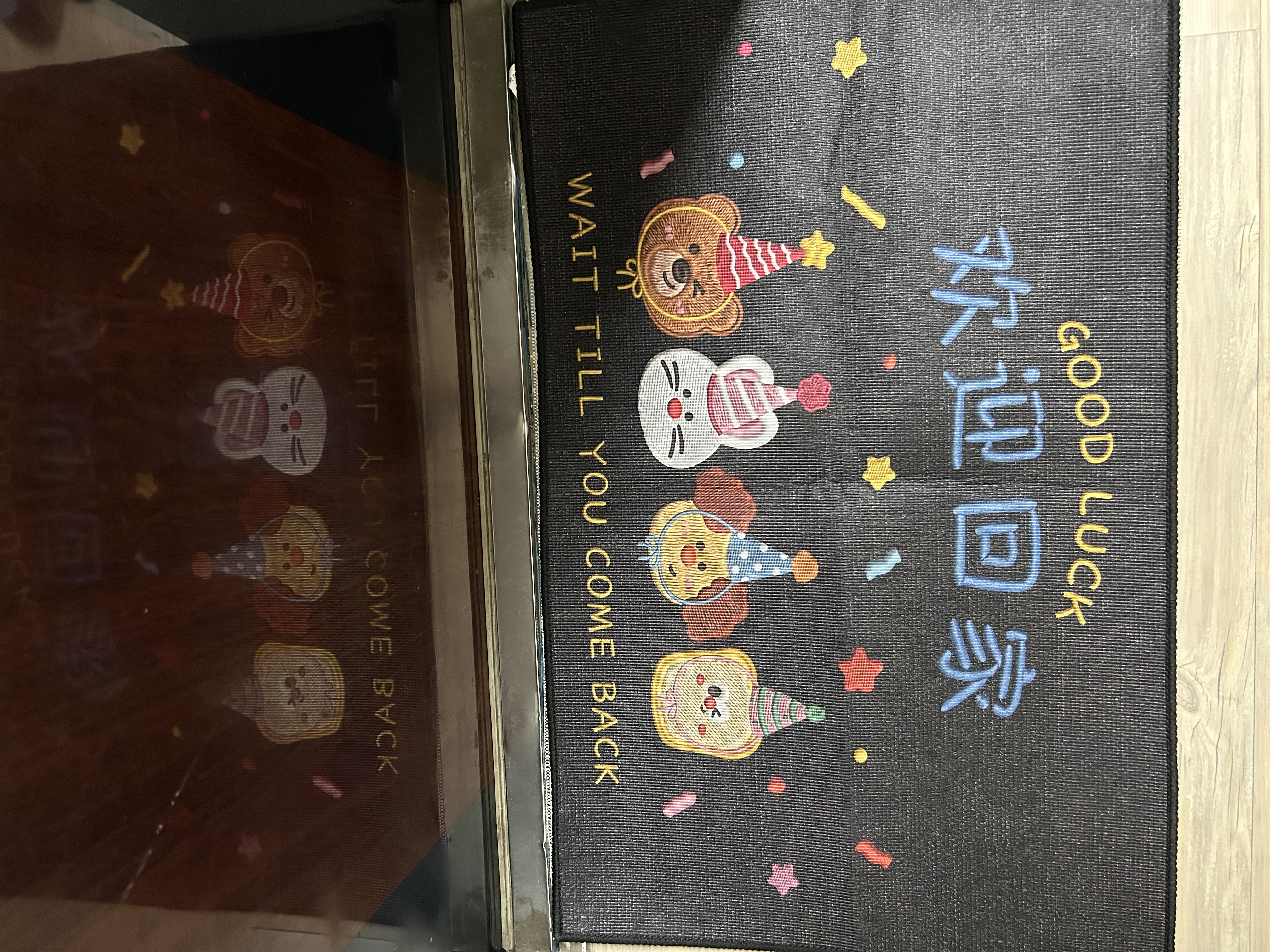 布迪思入户门地垫进户门口垫子轻奢高级卡通吸水防滑进门脚垫80*50CM 实拍图