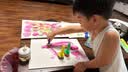 蒙玛特儿童早教印章海绵笔刷滚筒涂颜料工具手指画DIY绘画画刷 组合含箱 开学季  实拍图