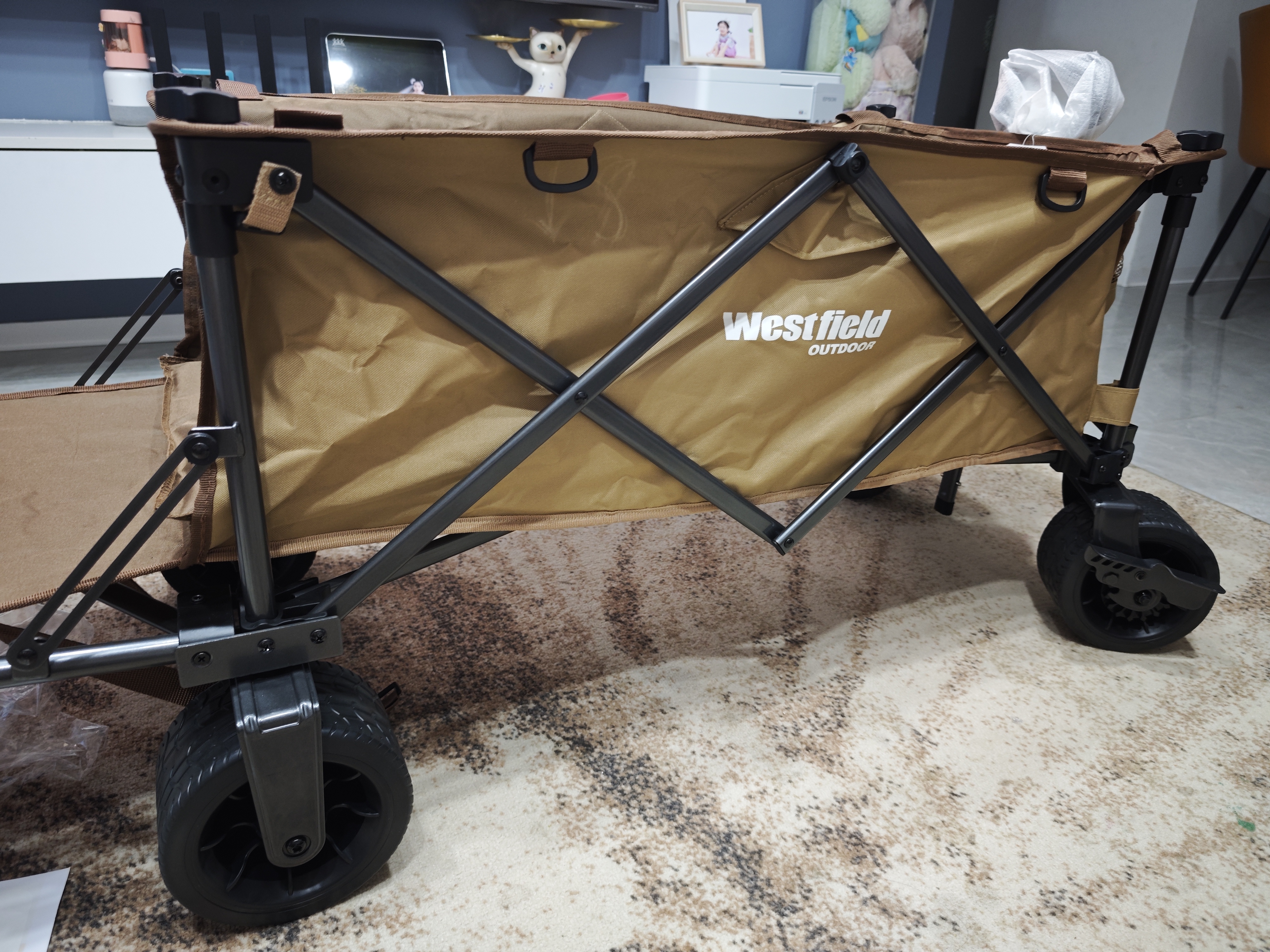 westfieldoutdoor我飞星芒翻斗露营车户外折叠推车营地车遛娃买菜宠物推车野餐拉车 实拍图