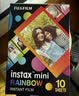 INSTAX富士instax立拍立得 mini相纸 彩虹单包10张+磁吸二合一相框 实拍图