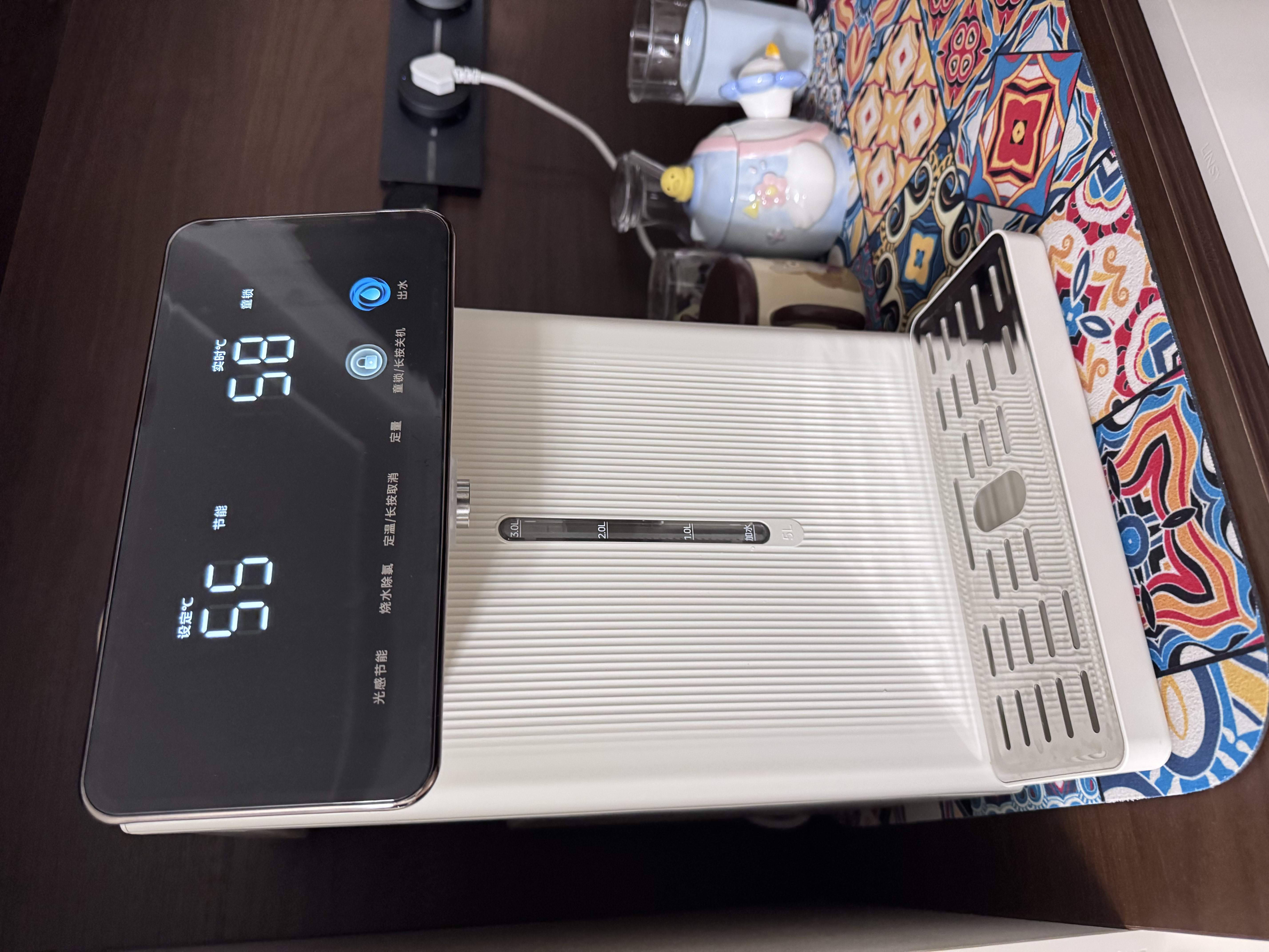 美的（Midea）小魔方pro电热水瓶可拆 烧水壶电热水壶316L不锈钢大容量保温恒温全自动一体饮水机恒温壶中秋送礼 5L 【轻巧可拆】MK-SP50E-20FPro 实拍图