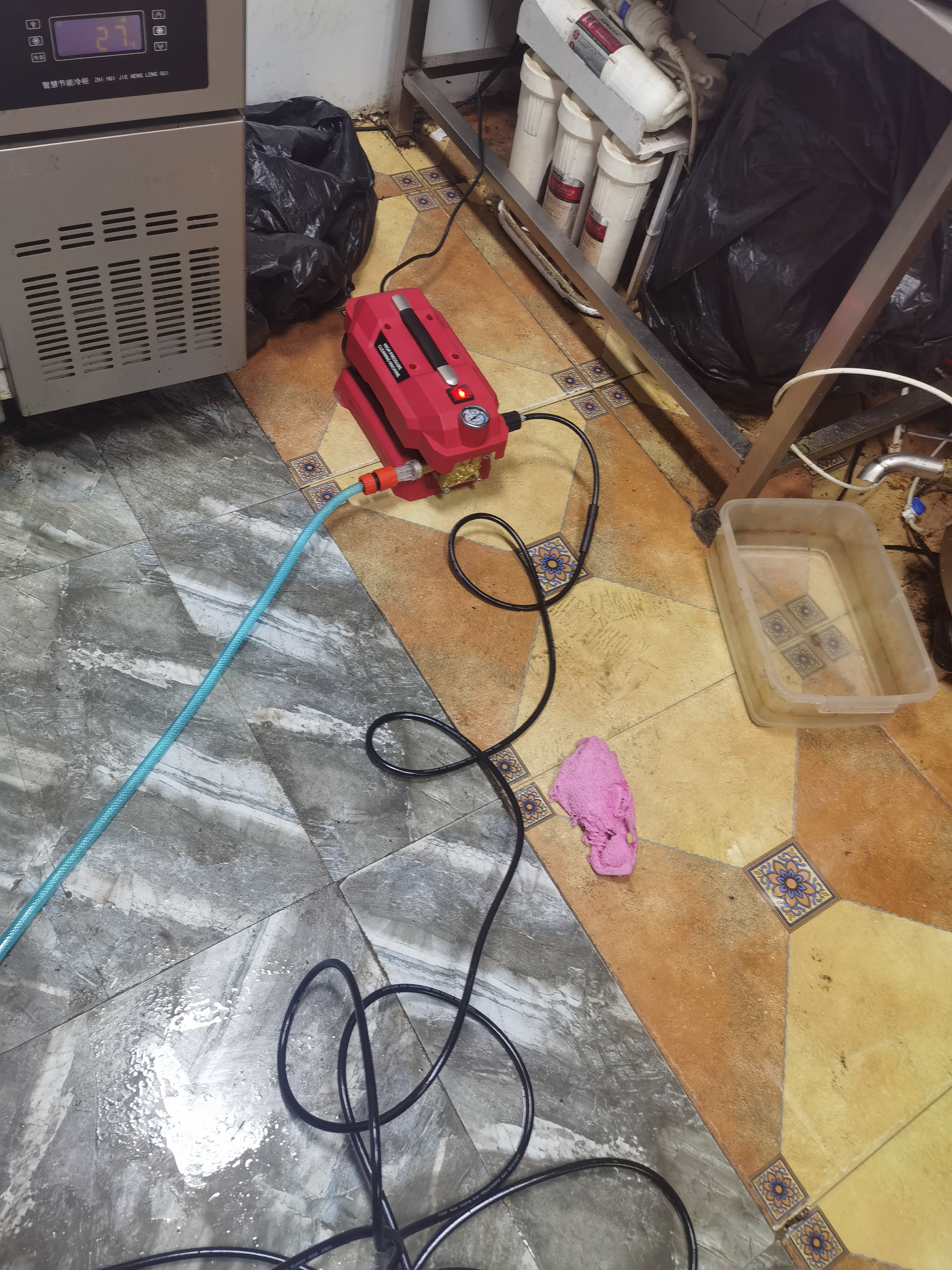 扬子洗车机高压洗车泵220V大功率清洗机家用洗车高压水枪 基础款 实拍图