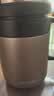 泰福高（TAFUCO）316不锈钢保温杯男士大容量带手柄办公室泡茶水杯高档杯子 【500ml】胡桃棕T6170 实拍图