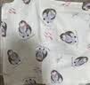 babycare婴儿洗脸毛巾小方巾超柔软纯棉口水巾棉凯米冰企鹅4条装 30*30 实拍图