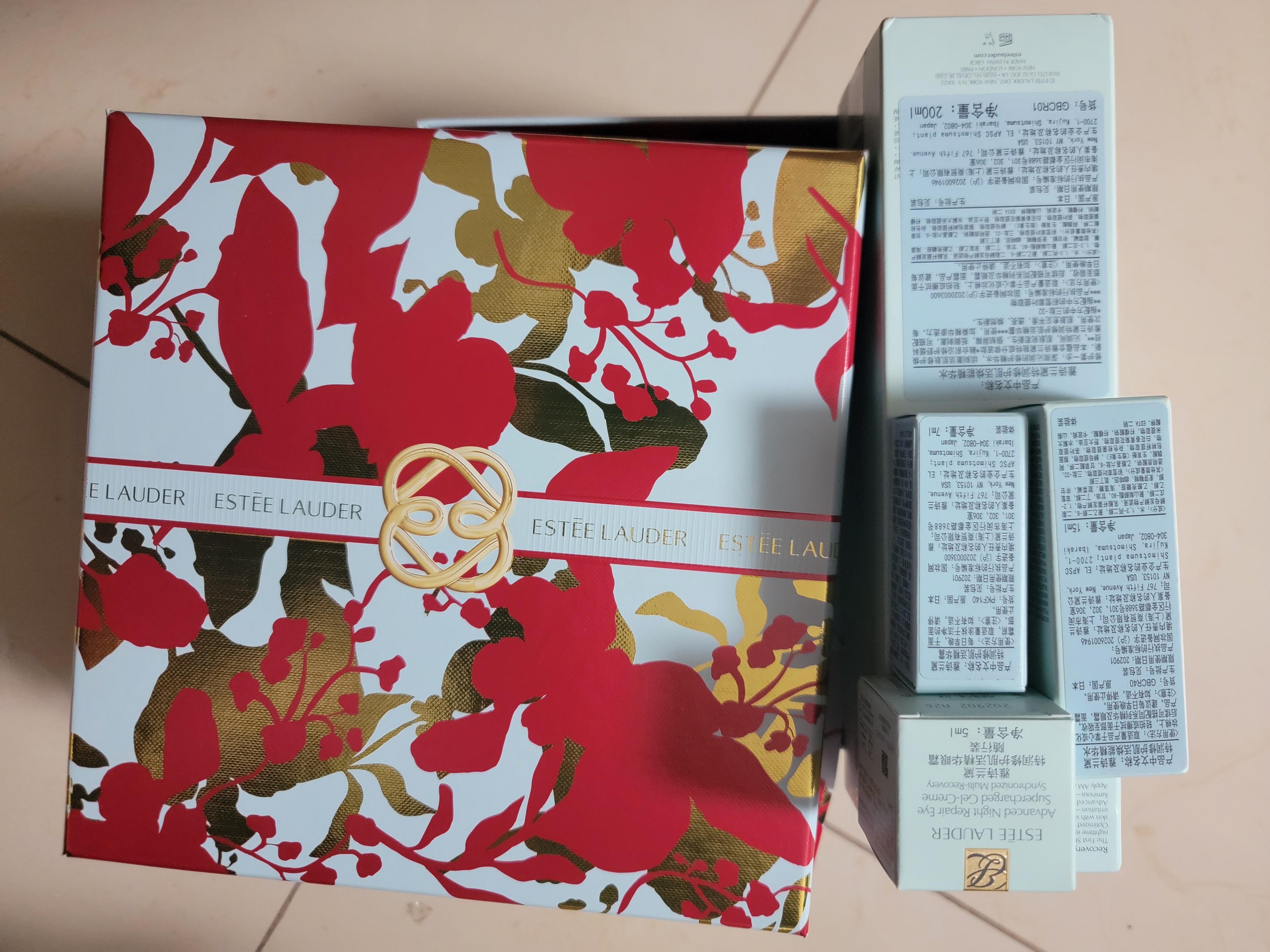 雅诗兰黛小棕复活水200ml精华液修护抗皱保湿化妆品礼盒护肤套装生日礼物 实拍图