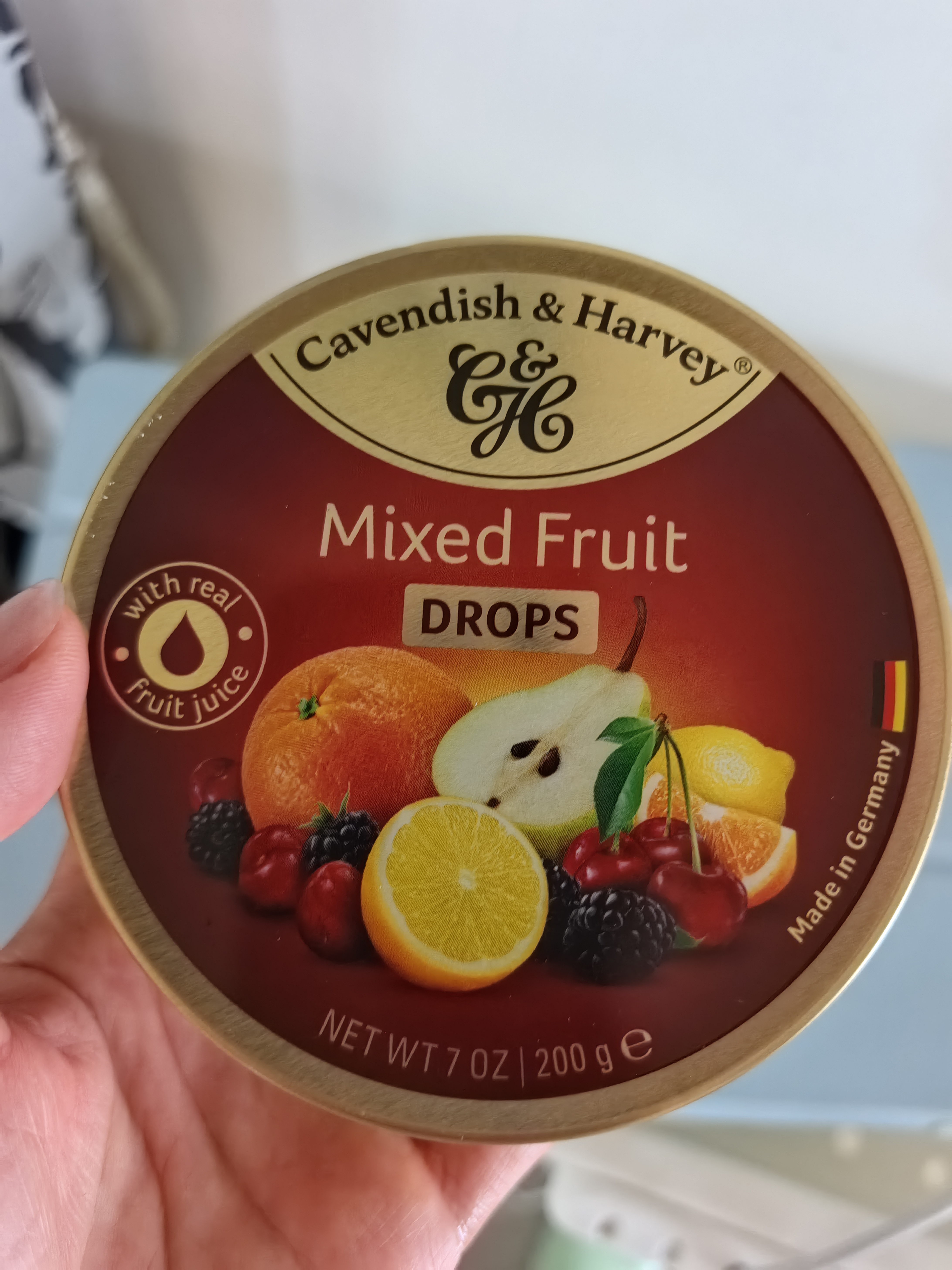 嘉云（Cavendish&Harvey）混合水果味200g 德国进口礼品铁罐喜糖零食水果硬糖中秋礼品礼物 实拍图