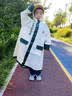 牧萌儿童雨衣男女童带书包位学生上学防水透气耐磨男女孩开学必备 实拍图